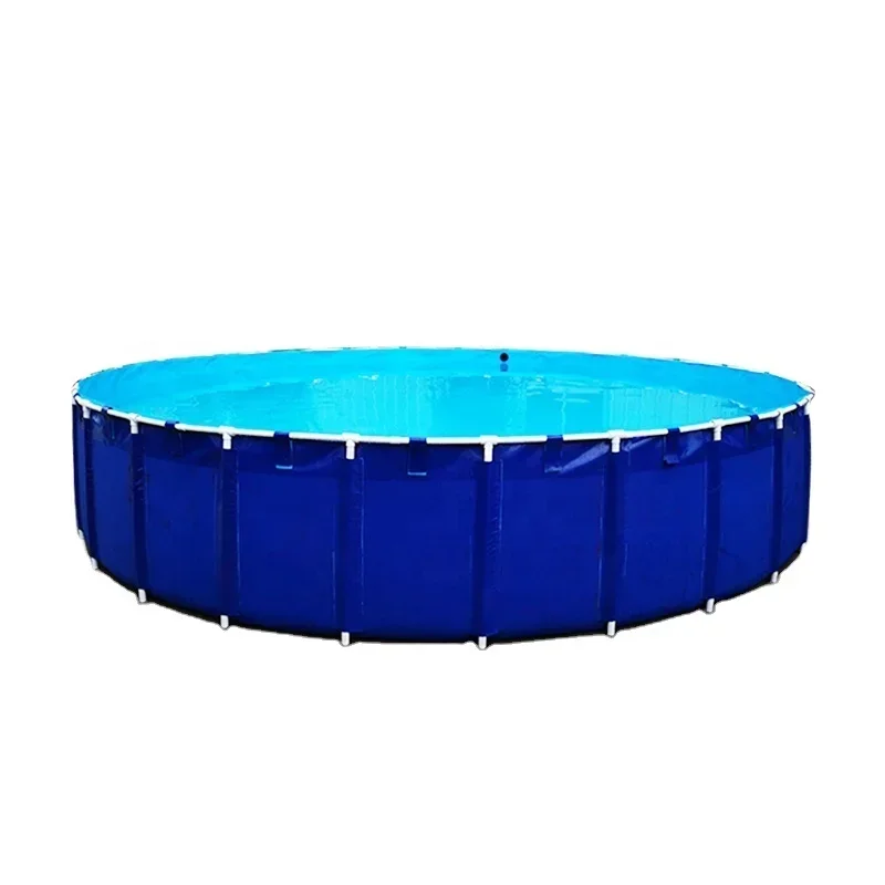 

Hot Sales High Intensity round pvc fish breeding aquaculture tanks outdoor indoor fish farming equipment tanks