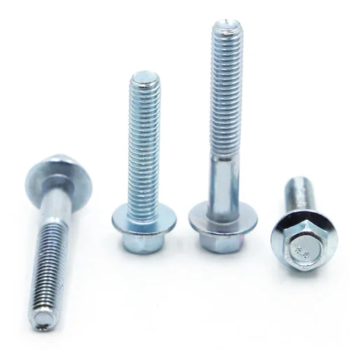 Imagen 2 del producto Pernos de brida hexagonal galvanizados de grado 8,8 M5 M6 M8 M10 M12 tornillos de brida almohadilla de correa hexagonal GB5787