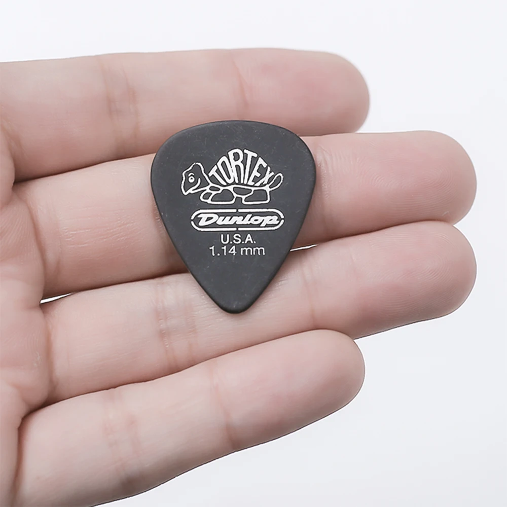 Dunlop Kostki do gitary 488R Tortex Pitch Black Standard Pick 0,50/0,60/0,73/0,88/1,0/1,14 mm, oryginalne akcesoria gitarowe USA