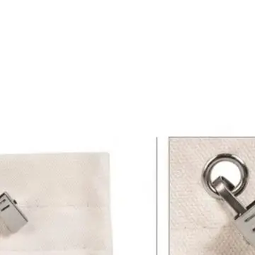 Canvas Fabric Curtain Weights with Clips - Fillable Outdoor Weight Bags Hold 3.8 lbs Each for Windy Porch or Deck
