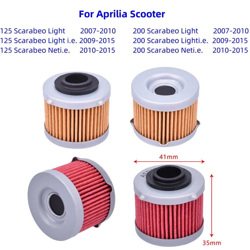 

Corrosion-Resistant Deformation-Resistant Motor Oil Filter for Aprilia Scooter 125 200 Scarabeo Light i.e. Neti.e. AP3HAA000309