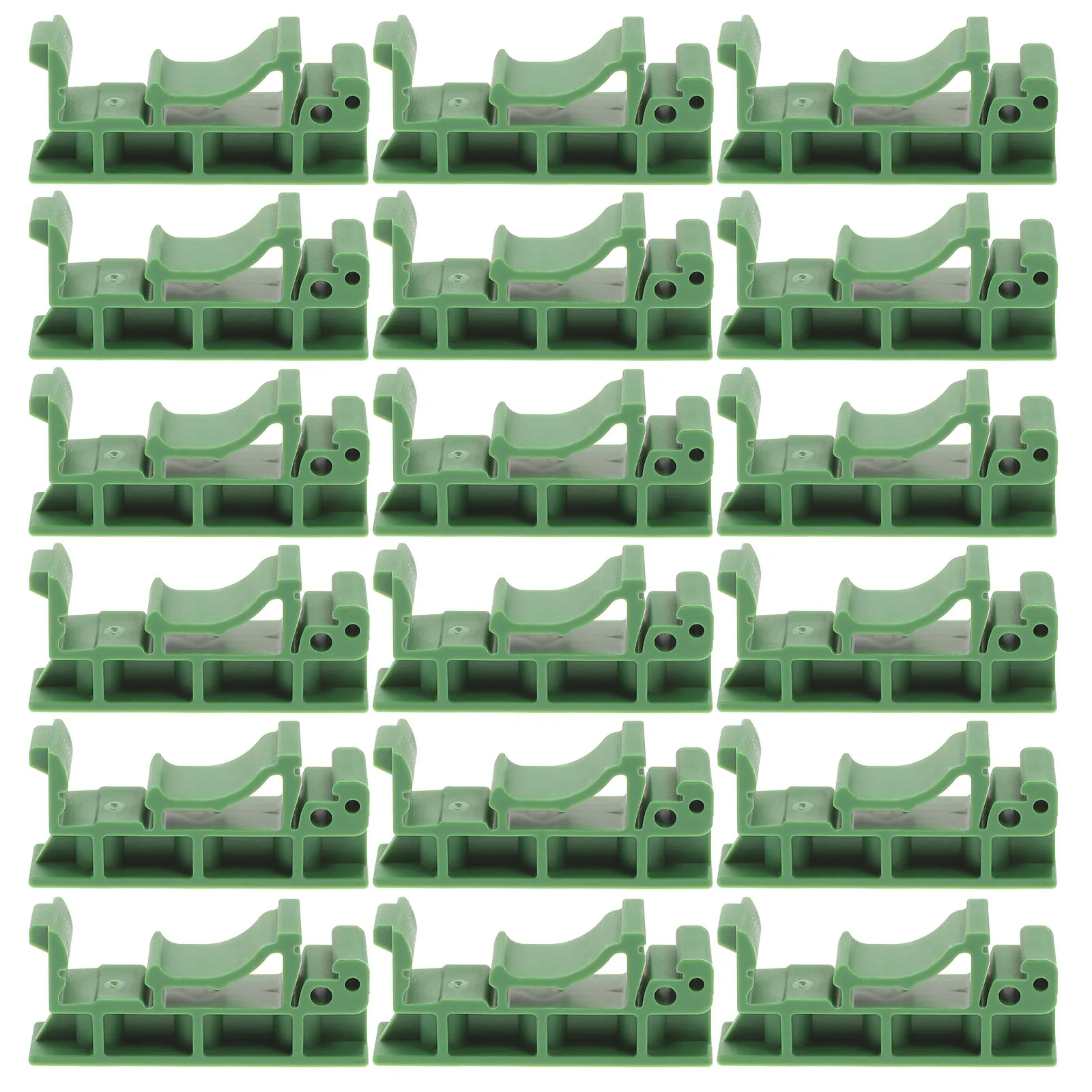 

20pcs Rail Mounting Brackets PCB Din Holder Clips Circuit Board Adapter Nylon Practical Storage Easy