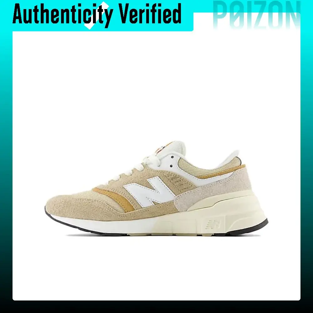 chaussures-de-course-new-balance-nb-997r-modele-unisexe-coupe-basse-couleur-beige-jaune-u997rmb
