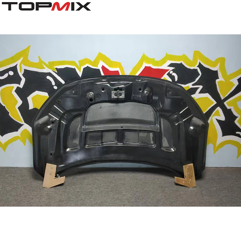 

For Honda Civic FC1/FK7/Type-R FK8 (2015-2022) VA-Style 100% Carbon Fiber Engine Hood (Lightweight, New Condition)
