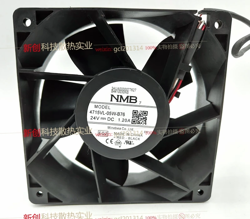 

Original/NMB 12CM 4715VL-05W-B76 24V 1.20A ACS880/inverter cooling fan