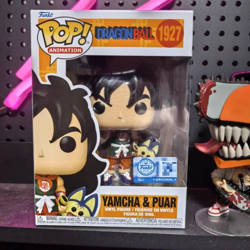 فانكو بوب! لعبة Yamcha and Puar Dragon Ball Z Anime الشكل الرسمي من الفينيل القابل للجمع هدية لمجموعة المعجبين #1