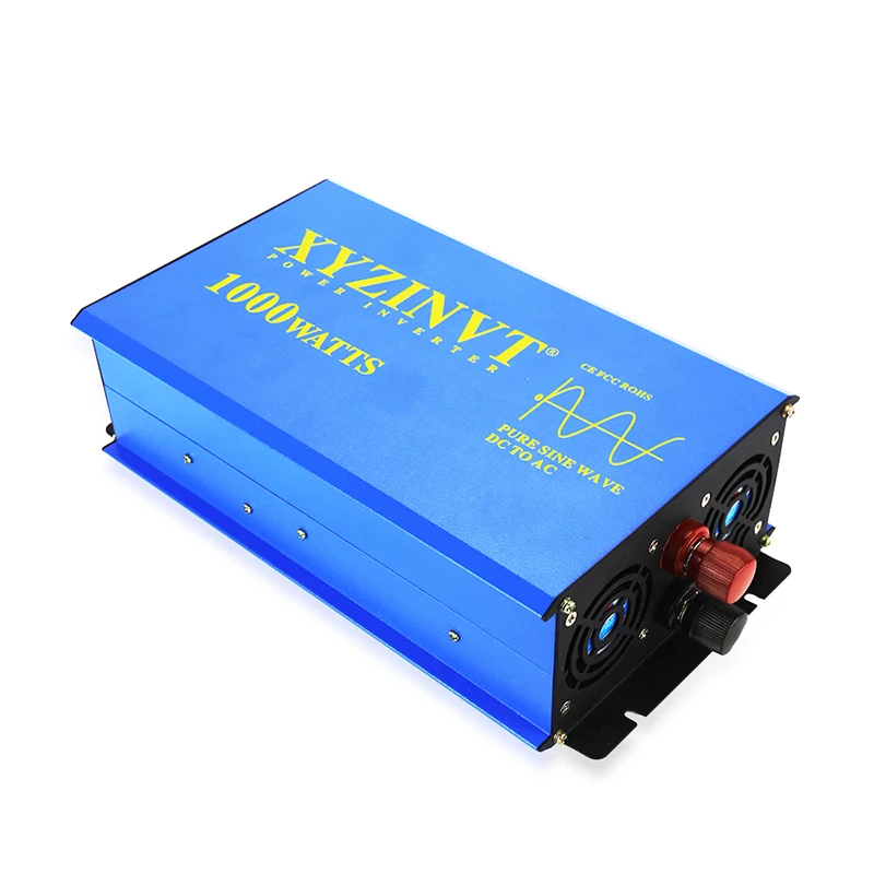 Pure Sine Wave Inverter 1000W  24V to 220V 12V 48V DC to 100V 120V 230V 240V AC Converter For Home Power Bank Solar Inverter