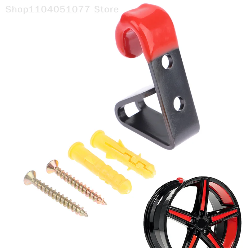 

Wall Mounted Car Tire Wheel Hub Hook Wheel Shop Display Stand Metal Holder Hanging Hook Car Wheel Hub Hook Auto Tire Parts
