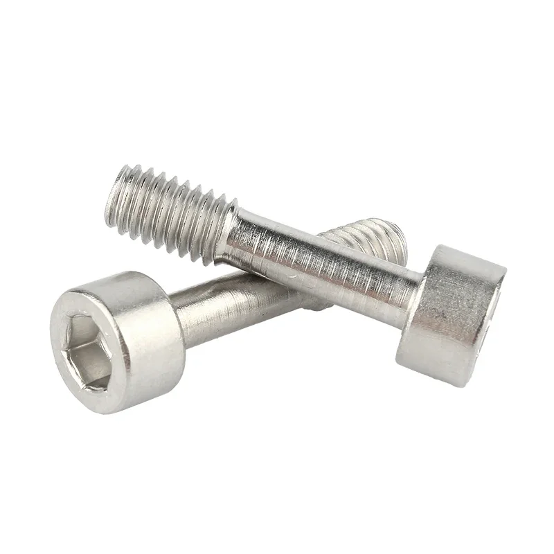 

M2M2.5M3M4M5M6M8 304 A2 Stainless Steel Hexagon Socket Cap Head Captive Screws,Cylindrical Head Half Thread Anti-Loosening Bolts