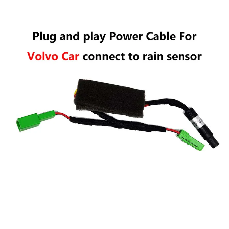 Plug and Play Rain Sensor Power Cable for Wifi Car DVR Dash Cam Recorder for Volvo XC60 XC90 XC40 S60 S90 V60 V90 V70 V40