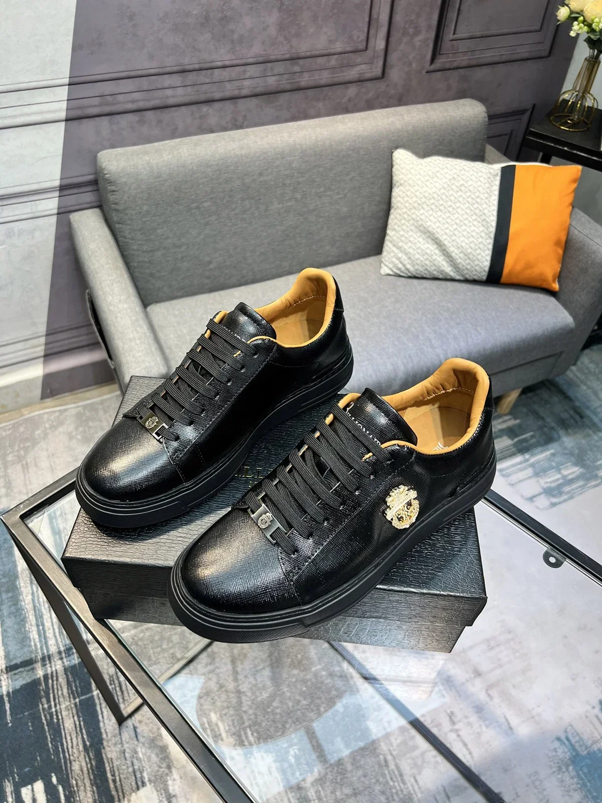 

BILLIONAIRE OECHSLI Shoes Cowhide 2025 new Inside cowhide casual quality outdoors breathable Men‘s European big size 39-45