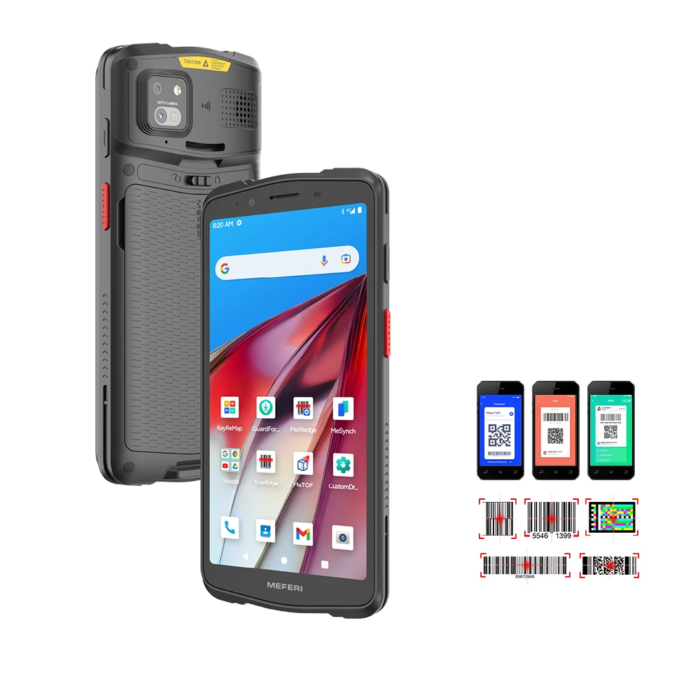 6'' 8-Core 4+64G IP67 Handheld Pda Android 13 Data Collector Pdas Bar Code Scanners NFC Rugged Terminal Pdas