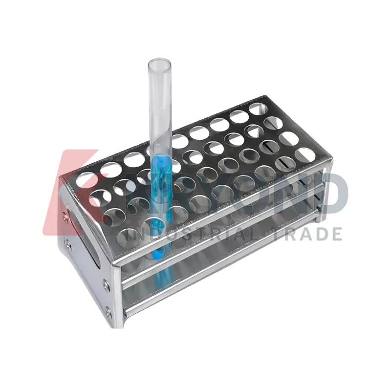 Aluminum Test Tube Rack 40 Holes 12.5mm Laboratory Sampling Stand Holder Storage Organizer Container Research Model Accessories