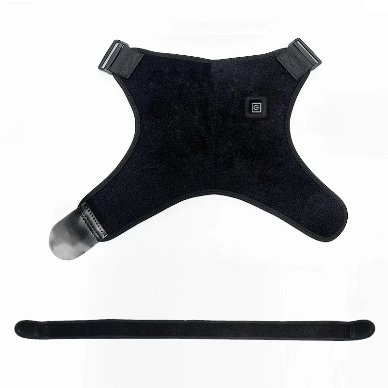 USB Electric Shoulder Brace Arm Pad 3 Gear Heated Massage Shoulder Support Massage Belt Gifts Health Care Keep Warm image 2