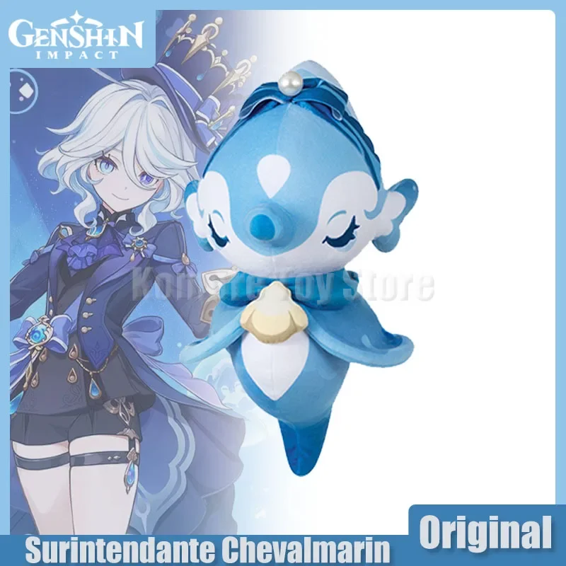 Juego Genshin Impact juguetes de peluche 34cm Surintendante Chevalmarin lindo muñeco de peluche juguete para regalo de Navidad