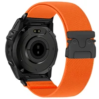 QuickFit 20mm 22mm 26mm banda de nailon tejido para Garmin Fenix 8 47mm 51mm 7 7X 6 6X 5 5X Plus/Enduro 3/Epix Pro Gen 2 pulsera