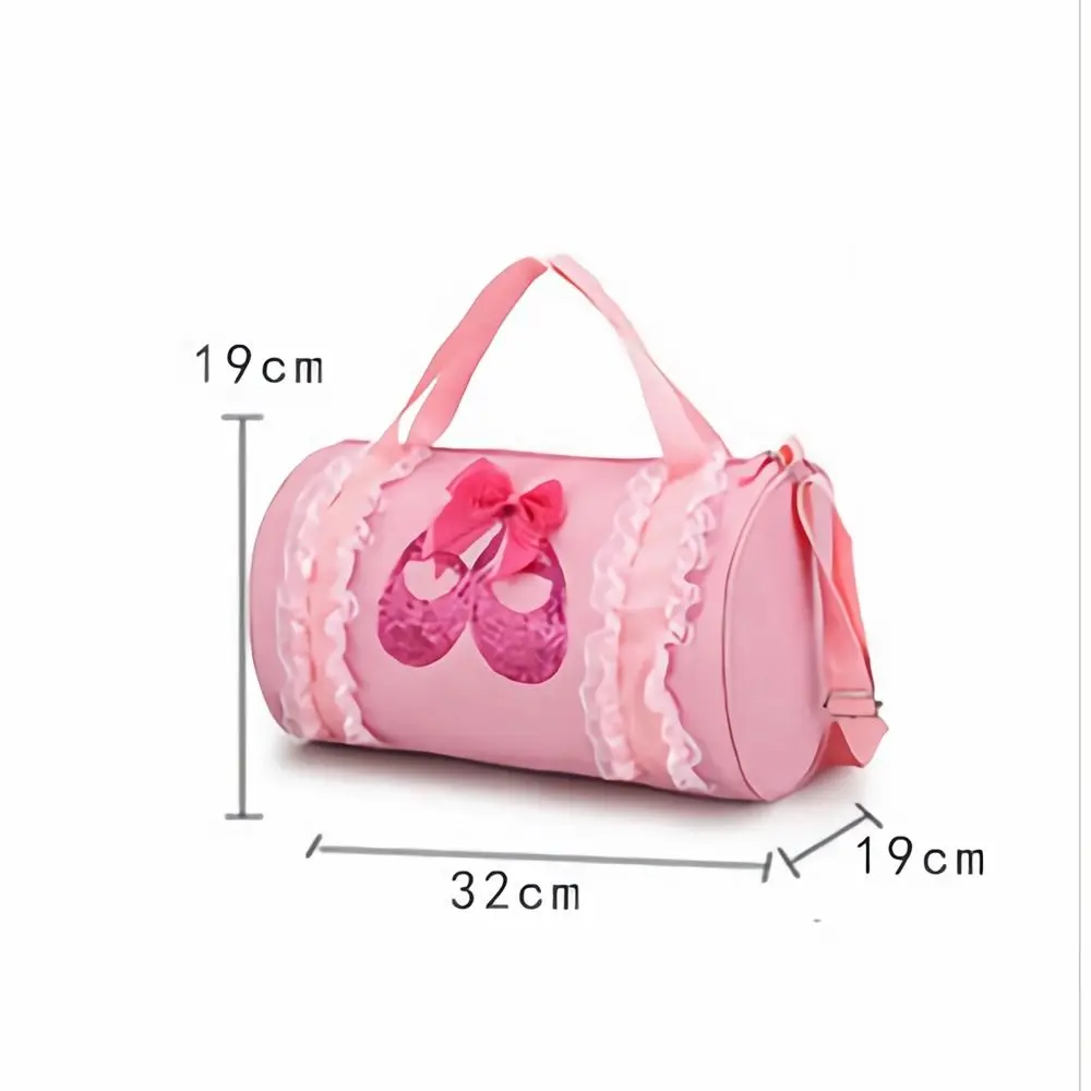 Ballet Dance Bags Handbag Pink Girls Lovely Backpack Baby Package Ballet Bag Handbag One Shoulder Bag Waterproof Princess Bag