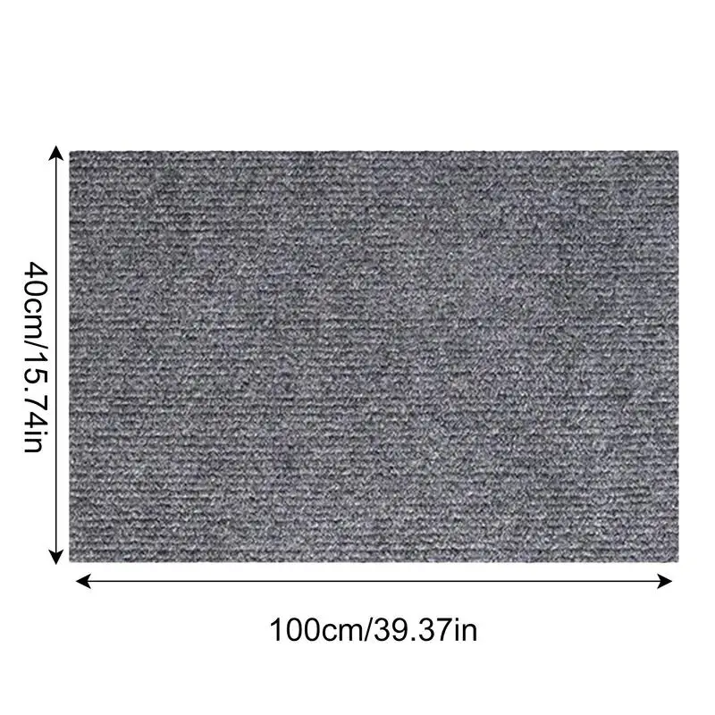 Cat Scratch Rug Self-Adhesive Trimmable Cat Mat Cat Scratching Pad Flat Cat Scratcher Easy Pad Replacement For Cat Tree Shelves