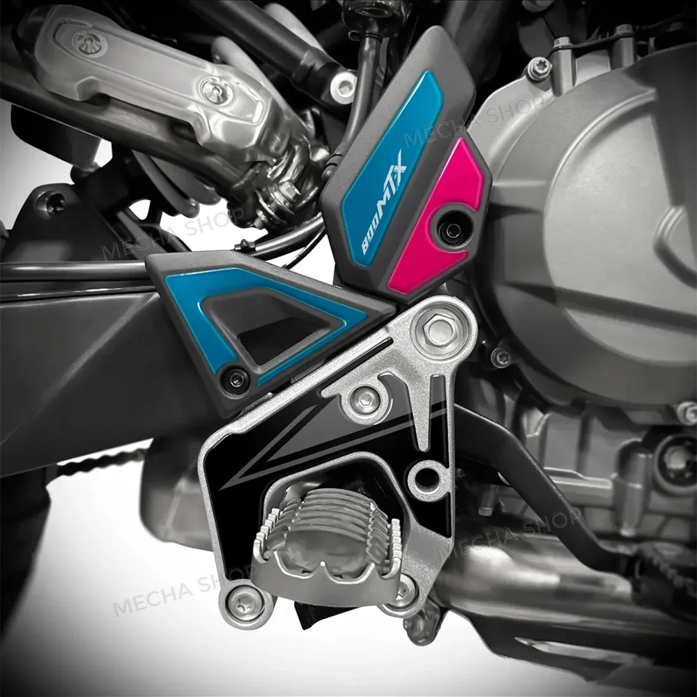 For CF Moto 800MTX 800MT-X 800 MT-X 2025- Heel Protection Decal 3D Resin Sticker Motorcycle Accessories