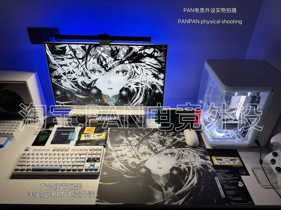 WALLHACK SP-005 Tempered Glass Mouse Pads Awakening SORA Custom
