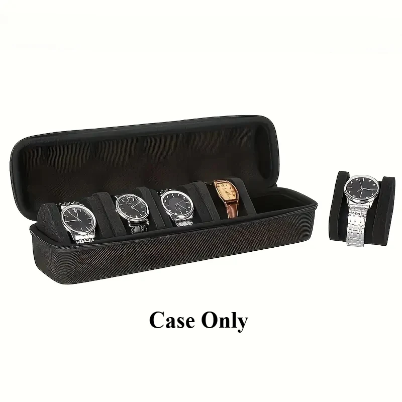 

5-Slot Watch Travel Box, Watch Storage Box, Hard Shell Watch Travel Box, Suitable for Men's and Women's Watch Handbags