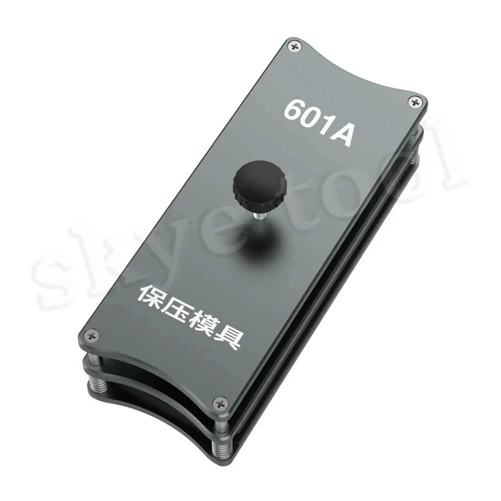 Uyue 601a molde de posicionamento de laminação de pressão universal para iphone samsung moldura intermediária de vidro traseiro compatível com todos os celulares gabarito