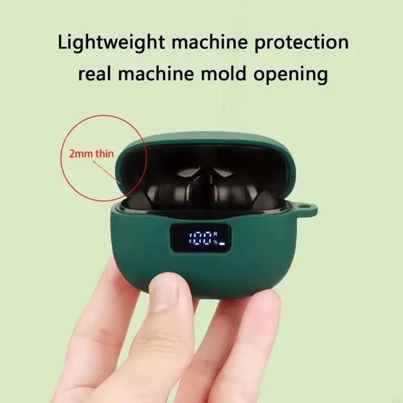 حافظة واقية لسماعات الرأس مقاومة للصدمات وغطاء قابل للغسل ومضاد للغبار يمنع دخول الأوساخ والرطوبة لـ HQ6