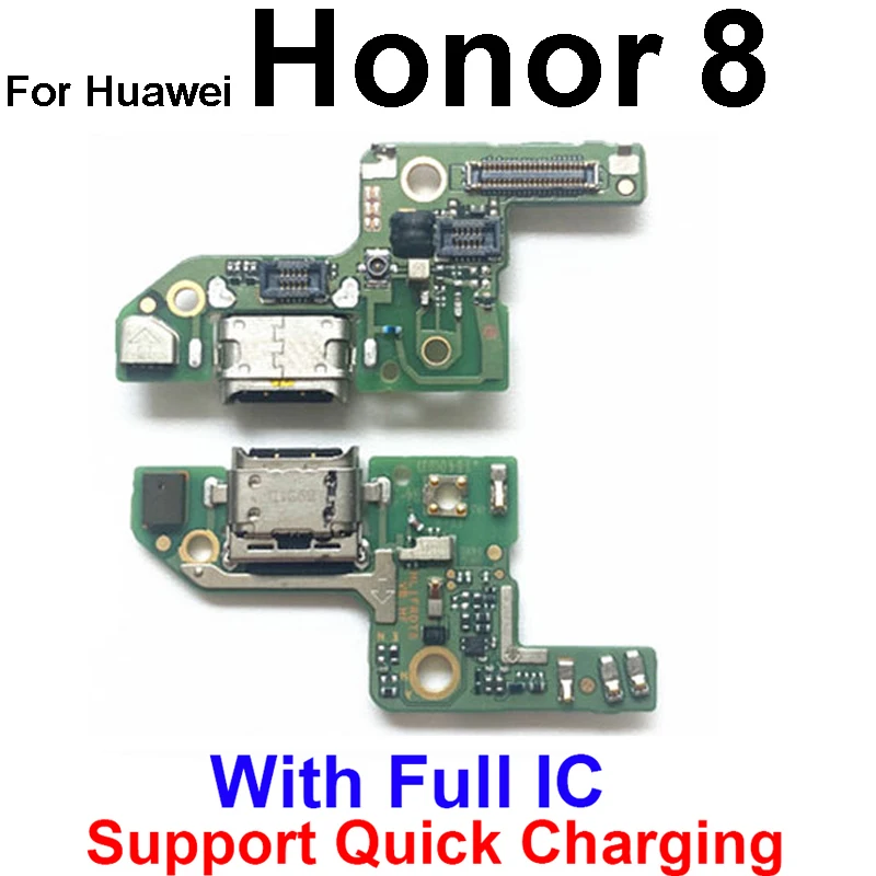 USB Charger Board  For Huawei Honor V8 8 8S 8 Pro 8 Lite USB Charging Port Dock Connector  Flex Cable Replacement Repair Parts