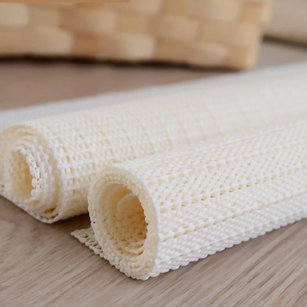 

Simple Design Non Adhesive Non Mat Beige White Lasting Decoration PVC Bedroom Bathroom Carpet