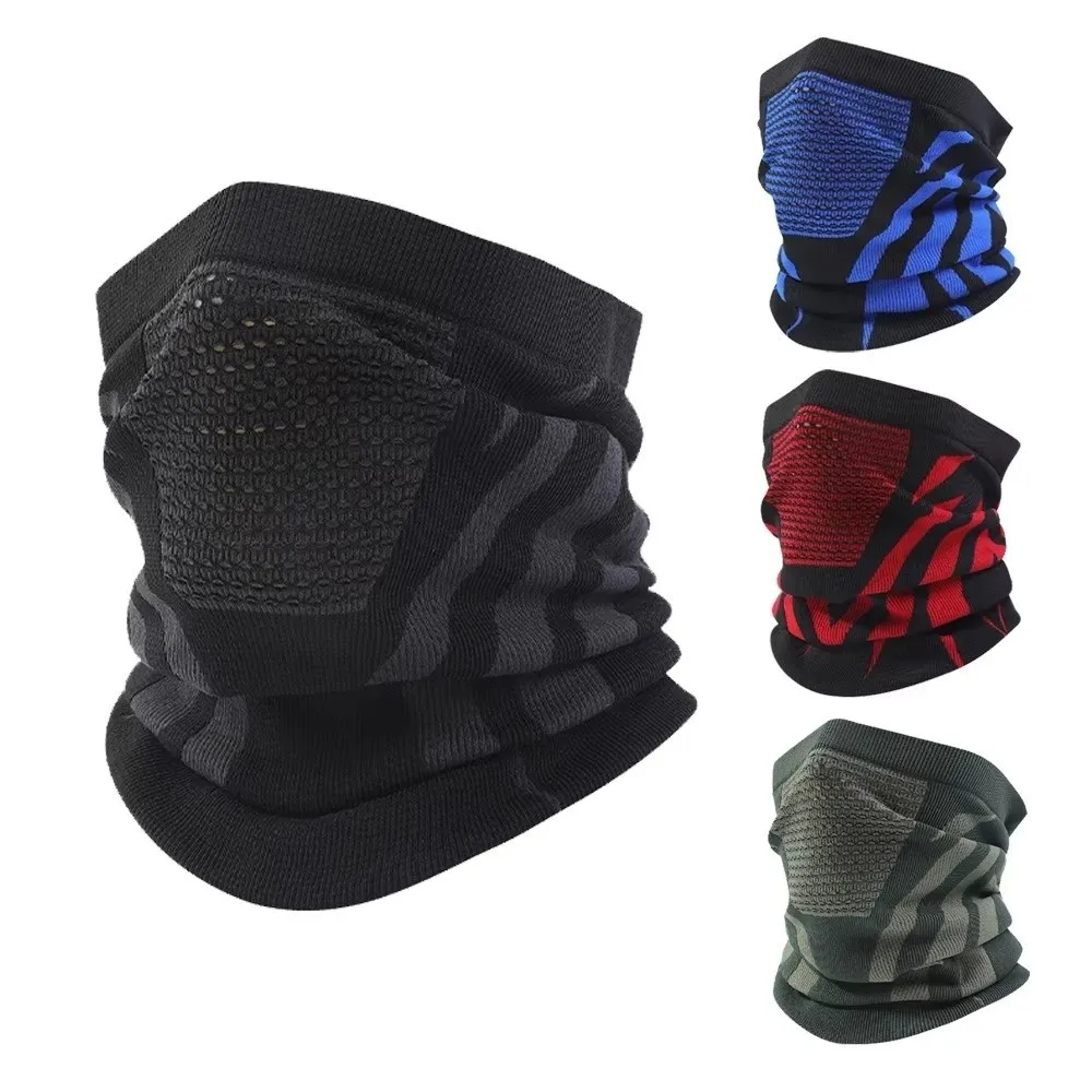 Neue Winter Warme Ski Maske Fahrrad Motorrad Laufen Wandern Halbe Gesichtsmaske Schal Atmungsaktive Radfahren Maske Outdoor Sport