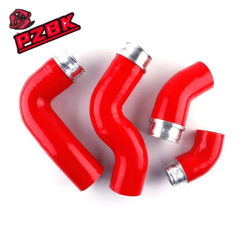 4PCS For VW Volkswagen Golf GTI MK5 MKV FSI 2.0T Turbo Silicone Intercooler Boost 4-ply Tube Hose