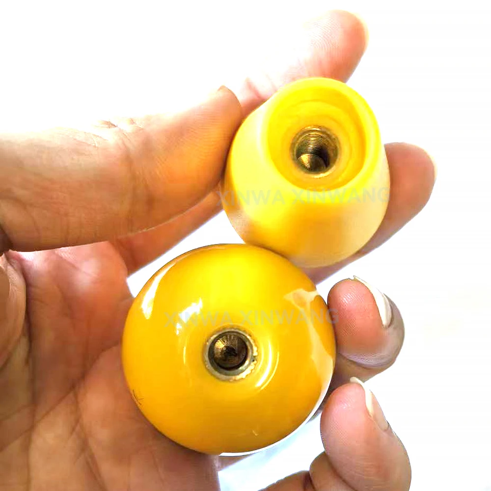 2PCS Ball Bat Top Head Round Oval Knob For Arcade Stick Sanwa Zippy Joystick Command Zero Delay Board Game Vending Machine Parts