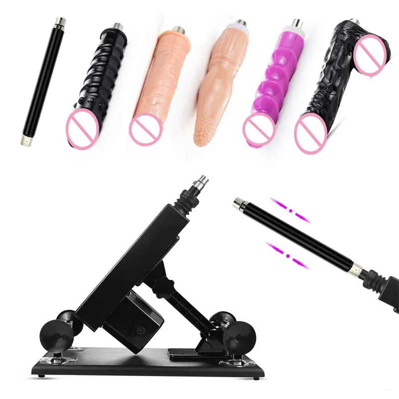 Sex Machine Voor Vrouwen En Mannen Masturbatie Tool Met 3xlr Connector Liefde Machine Met Dildo Bijlagen Seksspeeltjes