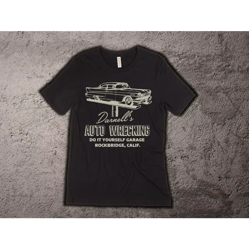 Camisa de edición limitada inspirada en la película de terror de los años 80. Camisetas gráficas Darnell's Auto Carpenter KingAnime para hombres, ropa, camisetas para mujeres