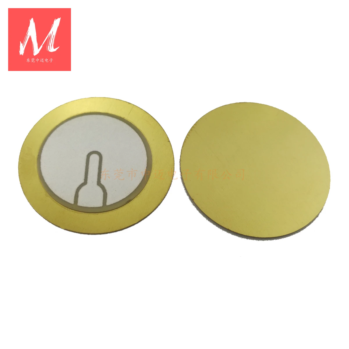 27mm self drive type piezo element Brass Piezo Element