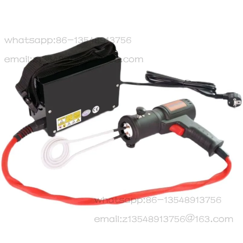 The manufacturer produces flameless handheld 1.5KW nut screw heater split type high-frequency induction heater