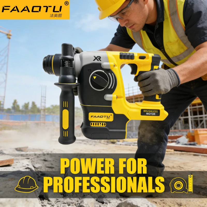 FAAOTU 20V Brushless SDS Impa - Cordless Rotary Hammer 20V Brushless review and price