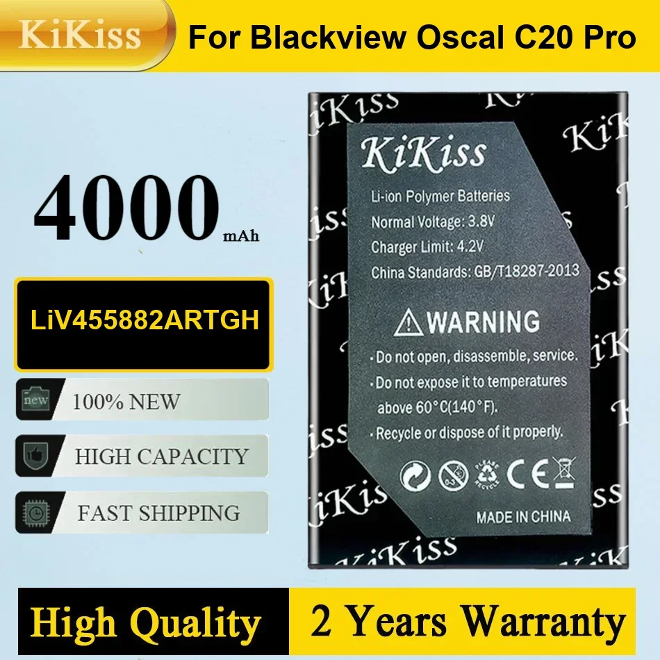 

LiV455882ARTGH Аккумулятор 3380 мАч для мобильного телефона Blackview OSCAL C20 Pro, гарантия на аккумуляторы + трек НЕТ