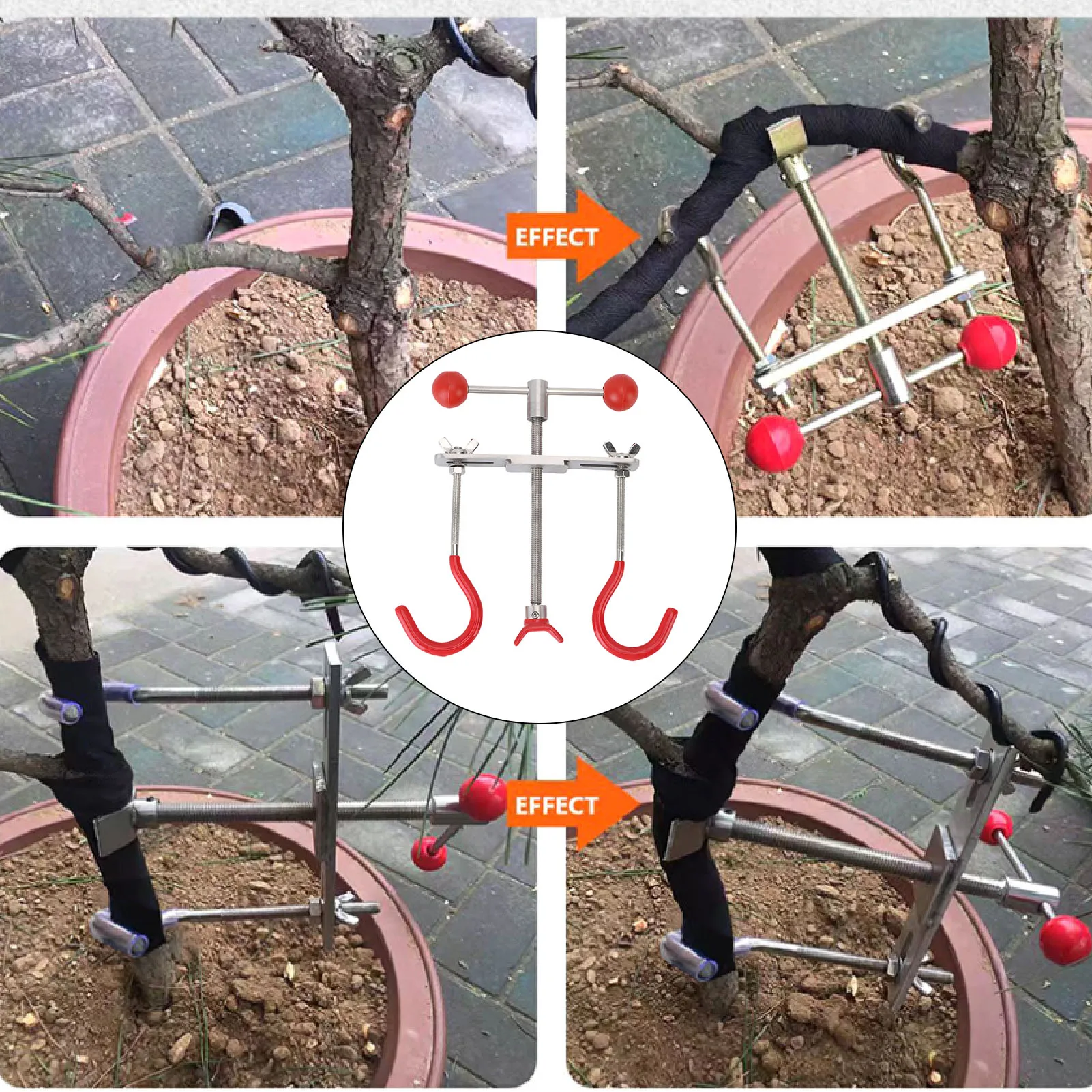 Bonsai DIY Shaping Tool Branch Bender Stainless Steel Bonsai Bender Trees Branch Modulator Plant Styling Tool for Home Gardening