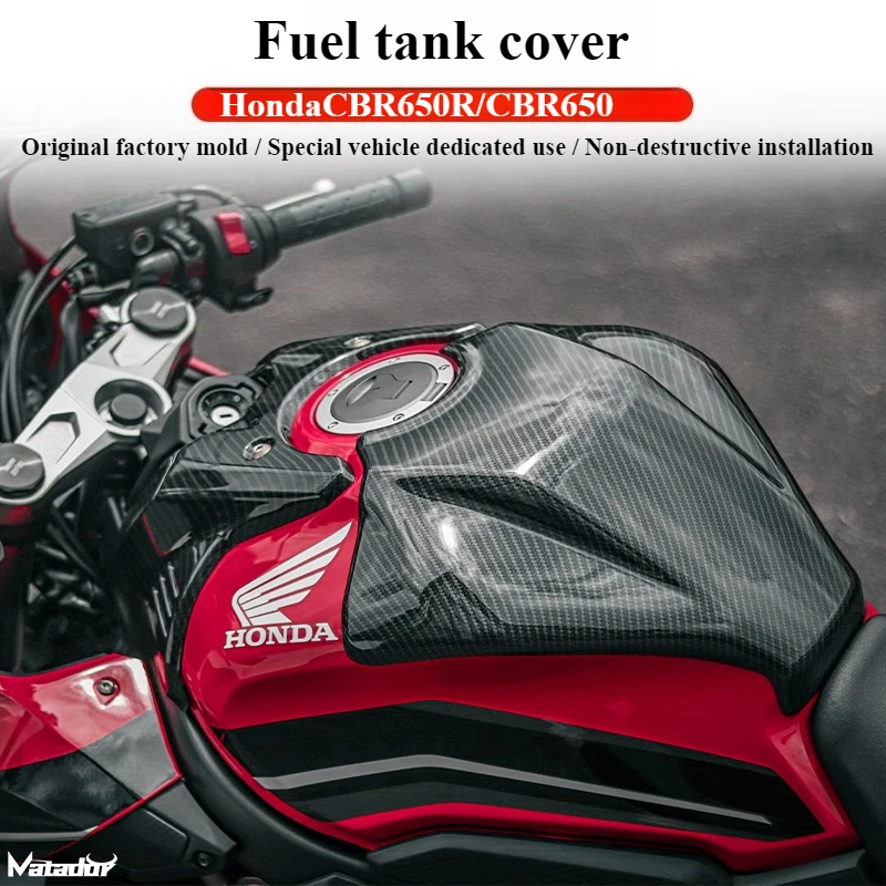 

For Honda CB650R CBR650R Modified Fuel Tank Cover - Elevated Fuel Tank Cap Protection Shield - Shell Side Guard Plate