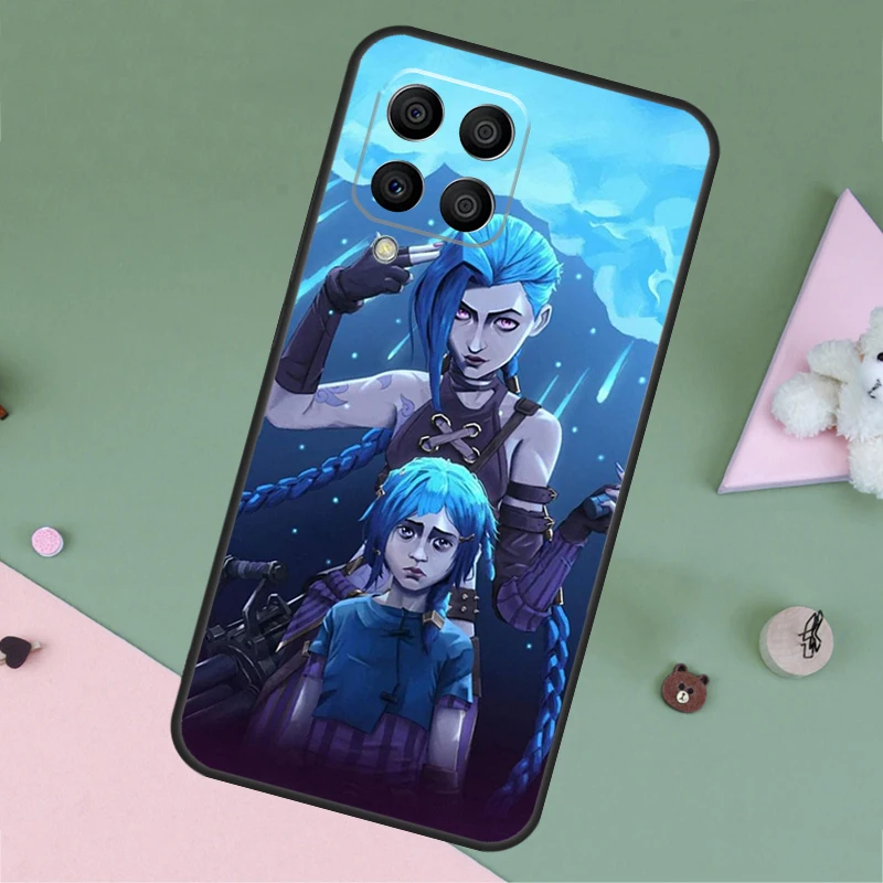 Anime Arcane Jinx Cover For Samsung Galaxy M31s M30s M20 M13 M23 M33 M53 M12 M32 M52 M11 M51 M54 M34 M14 Case