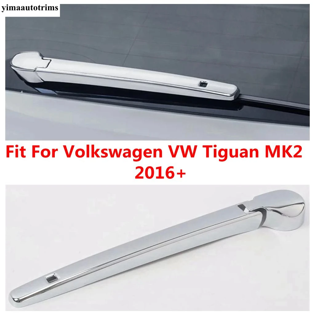 

For Volkswagen VW Tiguan MK2 2016 - 2023 Chrome Rear Window Windscreen Glass Wiper Decoration Cover Trim Accessories Exterior