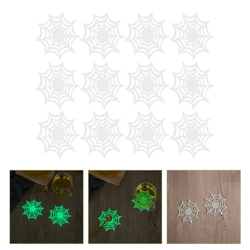 

12 Pcs Glow Mats Silicone Trivet Hollow Heat Silicone Pot Mat Pad Non Slip Casserole Kitchen Tableware