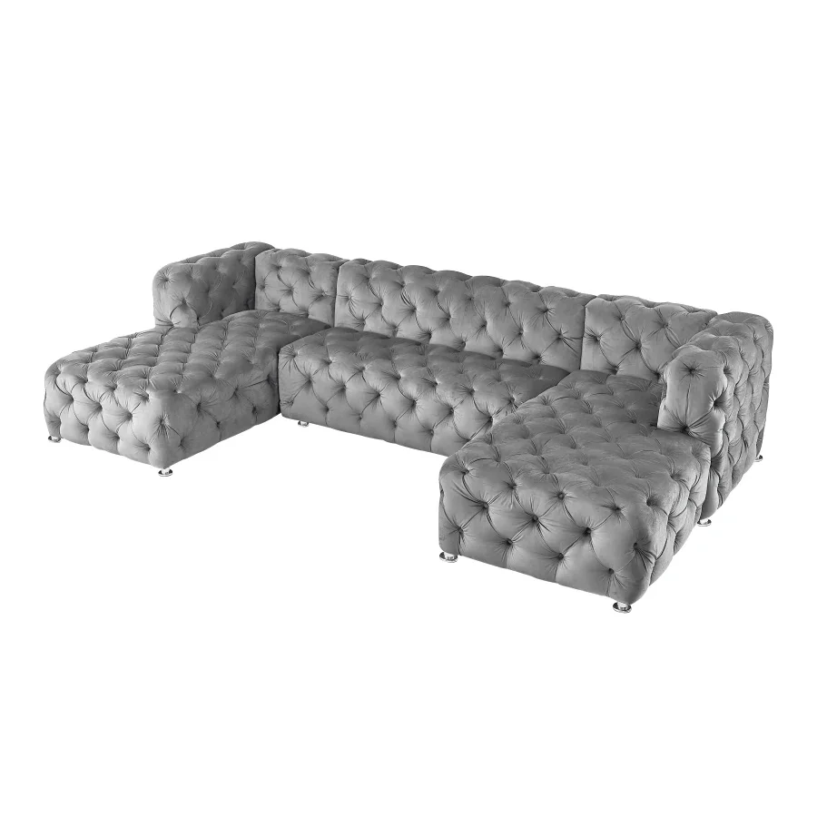 

modular sofa grey/ Black/Beige/Green/Navy velvet fabric living room sofa modern living room furniture