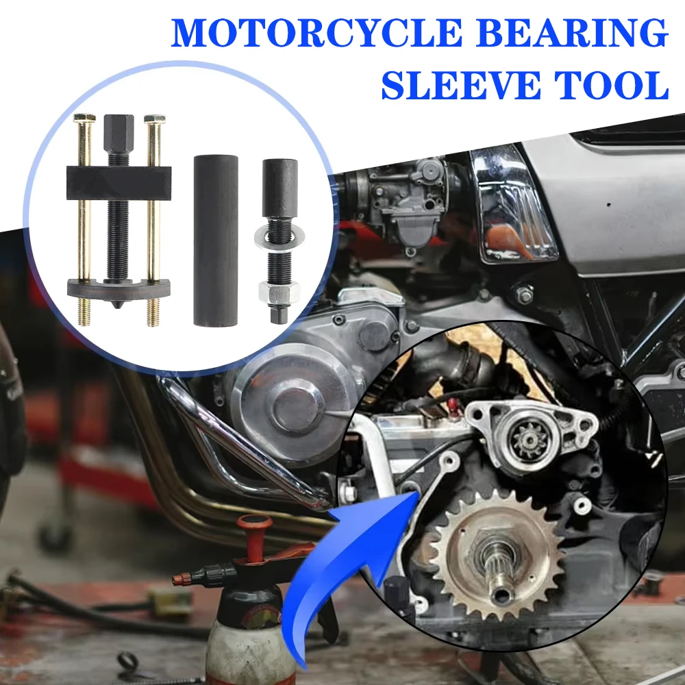 Nero 34902-84 Grande Doppia Trasmissione Albero di Trasmissione Cuscinetto Interno Strumento di Gara Estrattore di Installazione Strumento di Rimozione per Harley Electra Glide