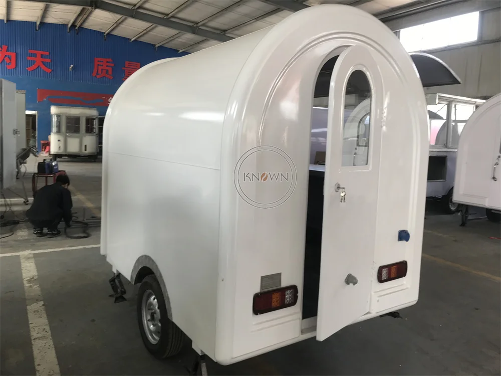 モバイルフードトラック,キッチン用品,アイスクリームキオスク,トレーラー付き