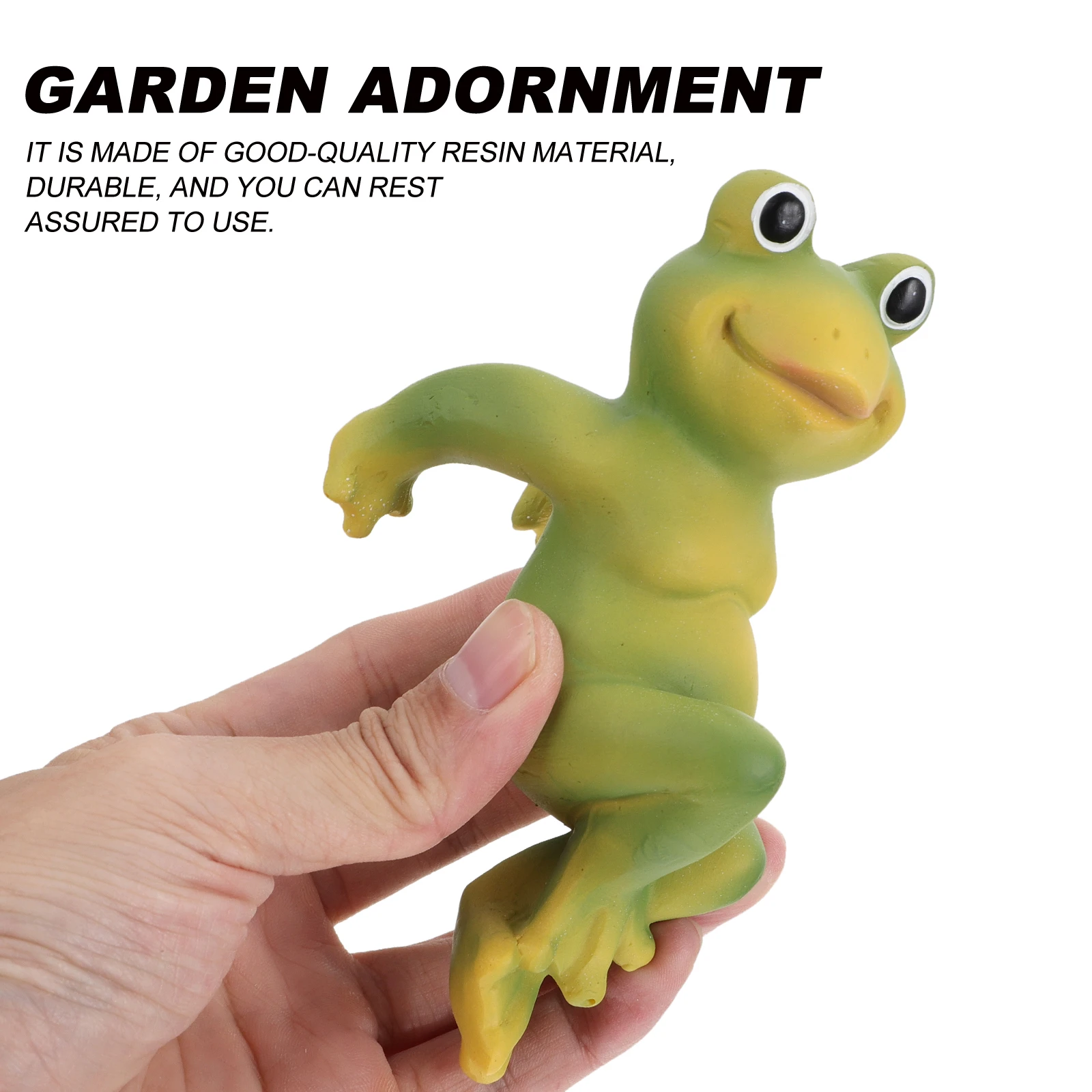 

Hanging Frog Resin Statue Patio Decoration Garden Figurine Outdoor for outside Sculptures Statues Ornaments