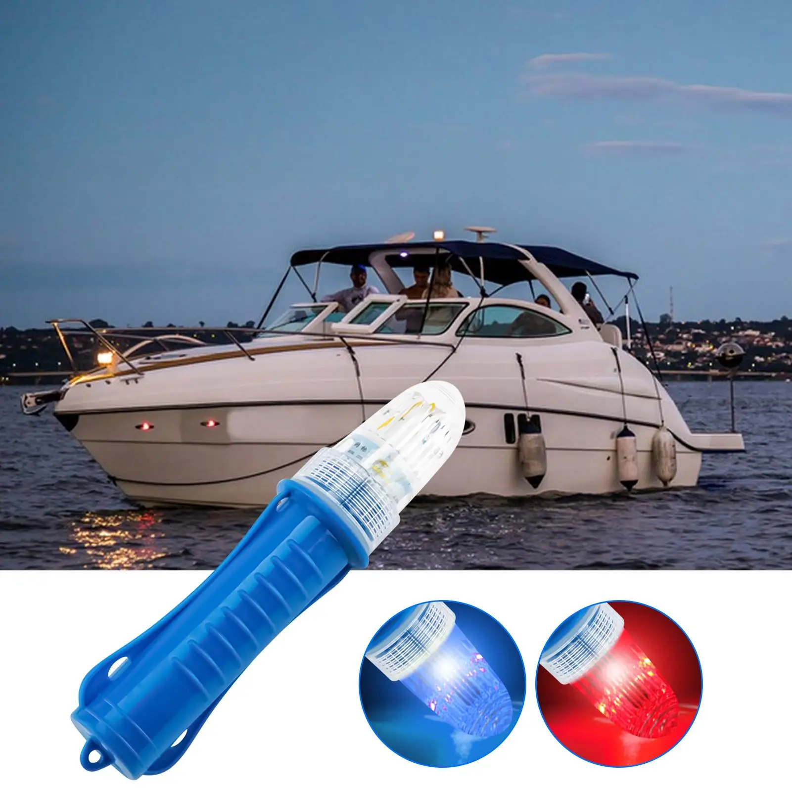 

Marine Flare Kayak Light Waterproof Survival Light Signal Flashing Rescue Accessories Buoy For Docking Roadside Tool