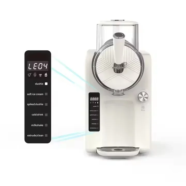 Compressor Ice Cream & Slushie Maker for Home Use - 2L Capacity, 30-Min Quick   , LED Display, Easy Clean (CE Certified)