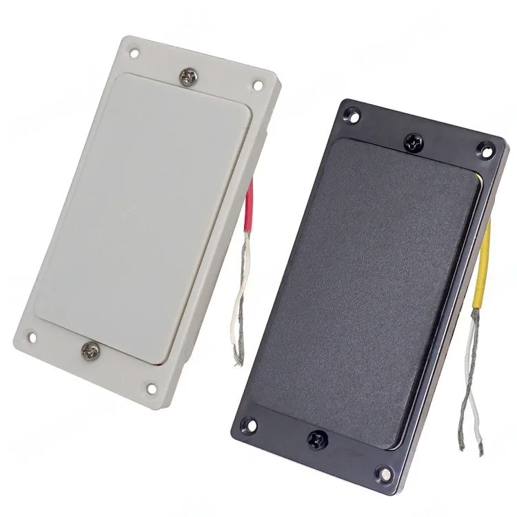 

Sealed Enclosed Dual Duplex Electric Guitar Dual Coil Pickup Humbucker Pickup White Iron Bottom